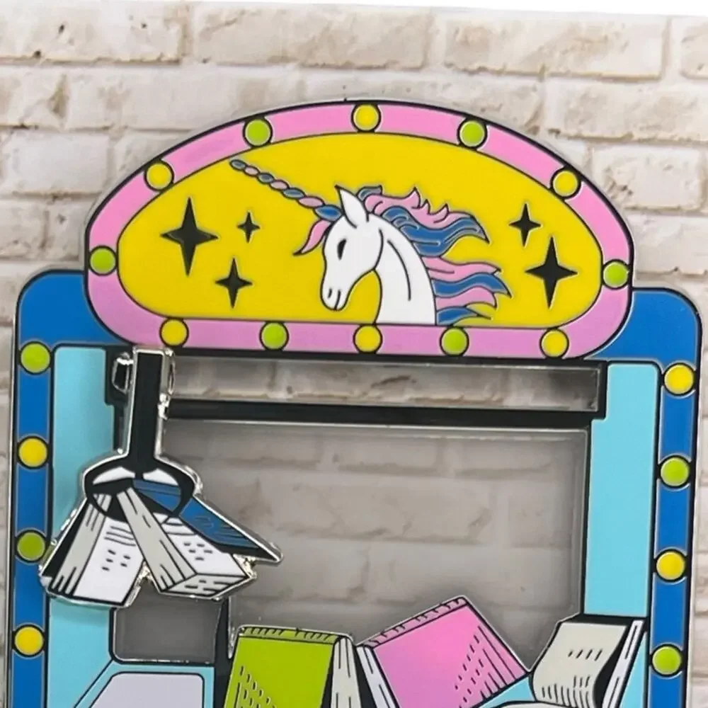LitJoy Lunacorn Book Claw Machine Pin- Enamel Pin 2025